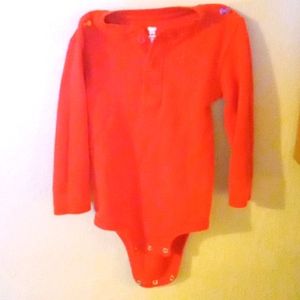 Orange onesie canola baby 18 months